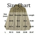 thumbnail image 2 of Xyxonk Womens Puffed Bomber Oversized Jacket Fashion Batwing Sleeve Lapel Collar Jacket Oversized Pleated Outerwear Fall Zip Up Front Solid Color Streetwear Army Green S, 2 of 4