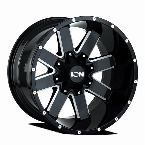 Ion 141 17X9 6X135/6X139.7 18Et 106Cb Gloss Black Milled
