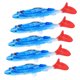 thumbnail image 5 of 5 unids/bolsa cuerpo azul cola roja PVC cebo suave agua salada Weever cebo accesorio de pesca, 5 of 5