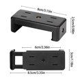 thumbnail image 3 of Phone Tripods Holder Clip with Cold Shoe Mount Rotate Adjustable Clamp Holder for Phone, 3 of 5