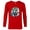 New Red, variant on Marvel Avengers Assemble Team Full Color - Long Sleeve T-Shirt for Men - Customized-White