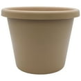 thumbnail image 1 of The HC Companies Jardinière Ronde Classique de 15,5 Pouces, Pot de Plante en Plastique, Grès, 1 of 7