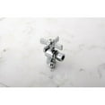 thumbnail image 5 of Kingston Brass CC43200 1/2" Sweat x 3/8" OD Comp Angle Stop Valve, Matte Black, 5 of 7
