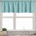 thumbnail image 3 of Ambesonne Anchor Valance & Curtain, Nautical Sailor Theme, 55"x36", Pale Blue and Vermilion, 3 of 7