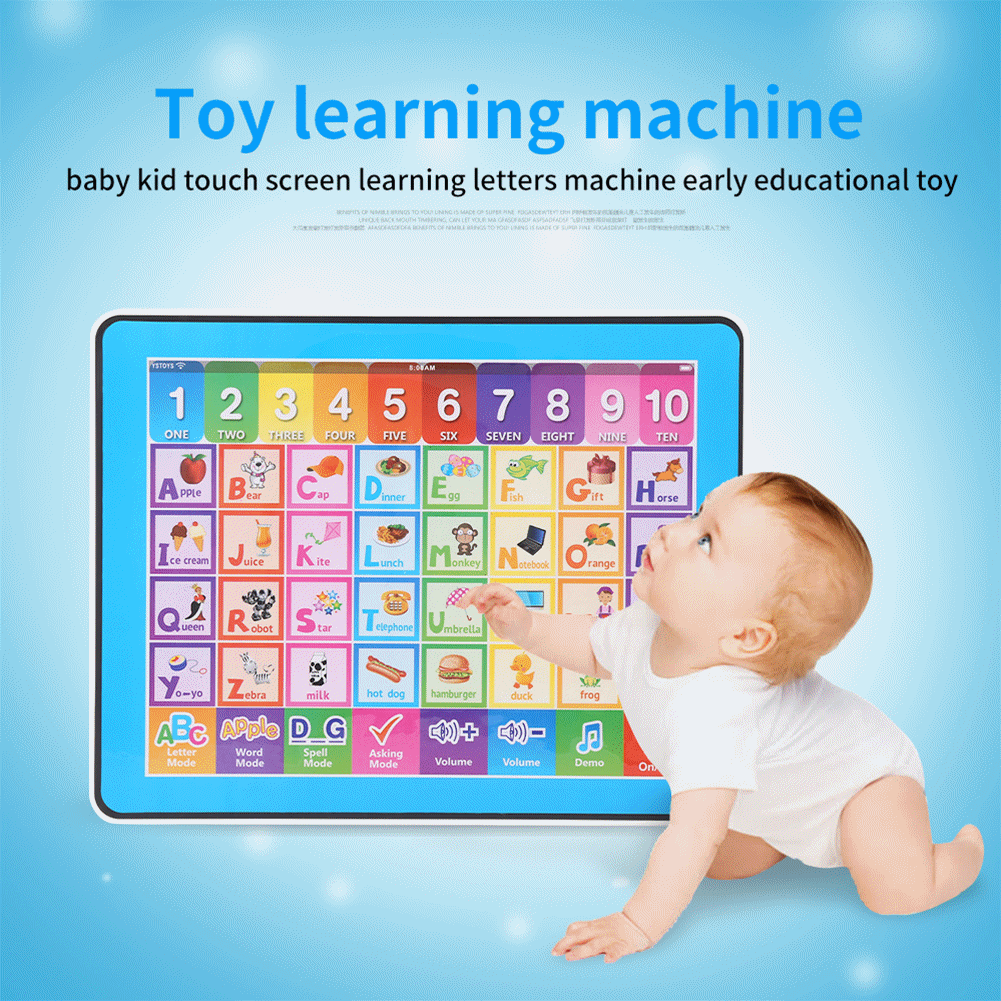 Kids Children Touch Educational Learning Tablet Computer Machine Teach Study Toy 