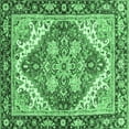 thumbnail image 1 of Ahgly Company Indoor Square Persian Emerald Green Traditional Area Rugs, 8' Square, 1 of 4