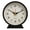 Black, variant on MOQIN Vintage Retro Analog Alarm Clock, Retro Large Silent Sweep Modern Decoration Brief Home Bedroom 8inch 20cm Quartz Clock Round Wall Clock, Gift Clock