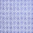 thumbnail image 1 of Ahgly Company Indoor Square Abstract Blue Modern Area Rugs, 7' Square, 1 of 4