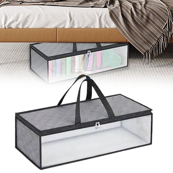 2 Pack Hat Storage Bag For Baseball Caps Organizer Case Hat Holder Rack With 2 Carry Handles For Closet