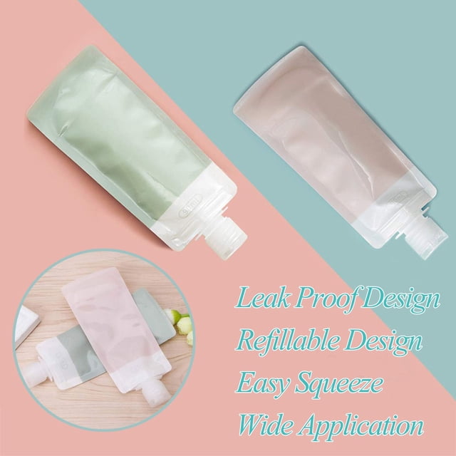 TIMIFIS Travel Lotion Packing Storage Travel Folding Lotion Packing Bag Portable Shower Gel Shampoo Liquid Storage Bag Kitchen Appliances