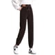 thumbnail image 2 of Pantalones gruesos para mujer, otoño e invierno, cintura alta, versátiles, adelgazantes, pantalones casuales con tobillos atados, pantalones harén, 2 of 2