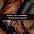thumbnail image 4 of Correa de piel vintage SMALLRIG para cámara réflex digital, color marrón, 4 of 9