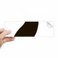 thumbnail image 1 of Black Owl Animal Portrayal Rectangle Bumper Sticker Notebook Window Decal, 1 of 1
