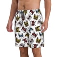 thumbnail image 2 of Fotbe Bulldog Sunglasses Face Trajes de Baño Estampados para Hombre, Shorts de Verano de Secado Rápido, Ropa de Playa, Bañadores-XX-Large, 2 of 6