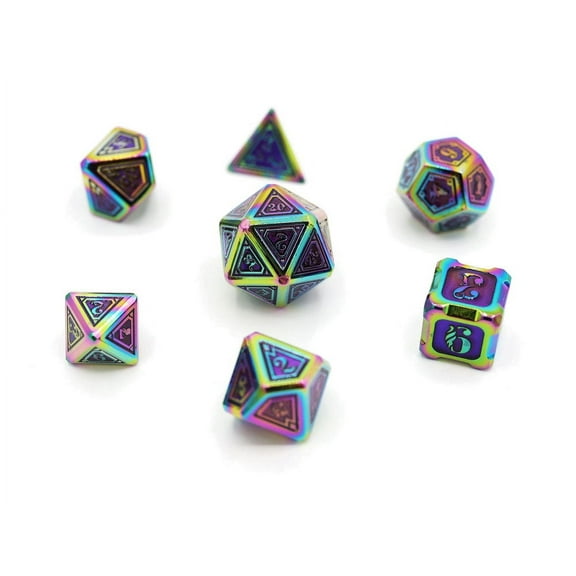 Foam Brain Games Alchemist Metals Poly Set - Burnt Opal (7) New