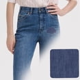 thumbnail image 2 of Yuehao Denim Iron-On Patches 10 PCS, Assorted Colors Blue Jean Repair Patches for DIY Decorating and Mending, Army Green/Multi, 2 of 8