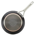 thumbnail image 4 of Anolon Nouvelle Copper Luxe 3 Piece Hard-Anodized Nonstick Pots and Pans Set, Onyx, 4 of 5