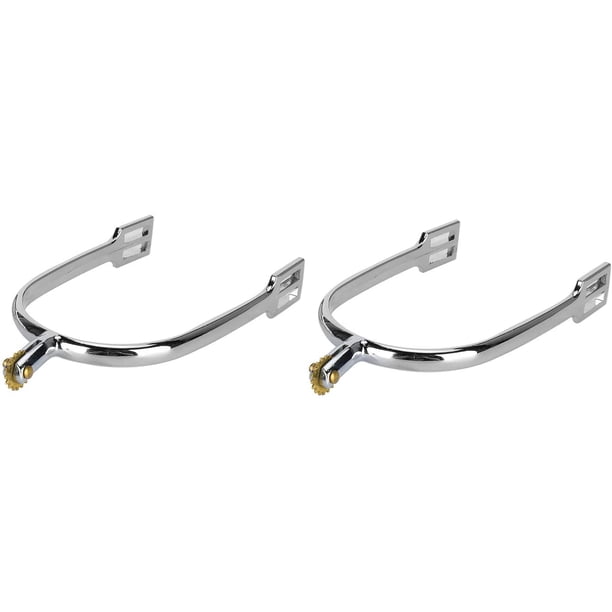 Zerone Zinc Alloy Horse Spurs With Copper Knob - English Riding Training Accessories