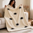 thumbnail image 5 of 59.06"x39.37" Halloween Throw Blanket for Couch Soft and Warm Flannel Blankets Funny Printed Bed Blanket for Sofa, Chair, Travel, Camping, Picnic, 5 of 7