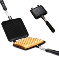 thumbnail image 1 of Fabricante de Sandwiches Toastie Sartén Anti-Adherente Doble Lado con Manijas Resistentes al Calor para Camping y Cocina, 1 of 5