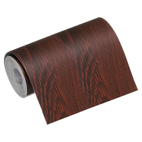Uxcell Wood Grain Repair Tape 4" x 16 Feet Wood Grain Tape Dark Red