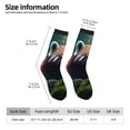 thumbnail image 2 of Fotbe Forest Plant Raccoon Calcetas Largas con Estampado para Hombre y Mujer – Calcetas de Compresión Transpirables y Elásticas, Viajar y Uso Diario Talla 5-11, 2 of 6