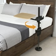 Stander EZ Swivel Overbed Table, Large Bedside Tray with Cup Holder, Bed Table Tray & Laptop Stand