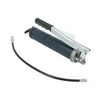 Lever Action Grease Gun Heavy Duty Maximum Pressure - 10,000 PSI with 18-inch Whip Hose - Aluminium Cast Head - Capacity 16 oz Bulk/ 14oz Cartridge