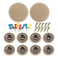 thumbnail image 3 of Miangastore Kit de Réparation de Ciel de Toit Gris 10 Pcs Rivets de Réparation de Carrosserie Design Universel, 3 of 8