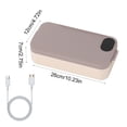 thumbnail image 3 of Dvkptbk heated lunch box Wireless USB Rechargeable Heated Lunch Box 900ml Food Warmer Adjustable Temperature Portable Insulated Bento for Office Car Travel, 3 of 7