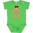 thumbnail image 3 of Inktastic Cute Gingerbread Girl with Red Plaid Bow Boys or Girls Baby Bodysuit, 3 of 5