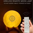 thumbnail image 4 of FLOX Quran Touch Night Light 3D with 7-Color LED, Bluetooth Speaker, and Remote Control - Small Moon Lamp, 4 of 4