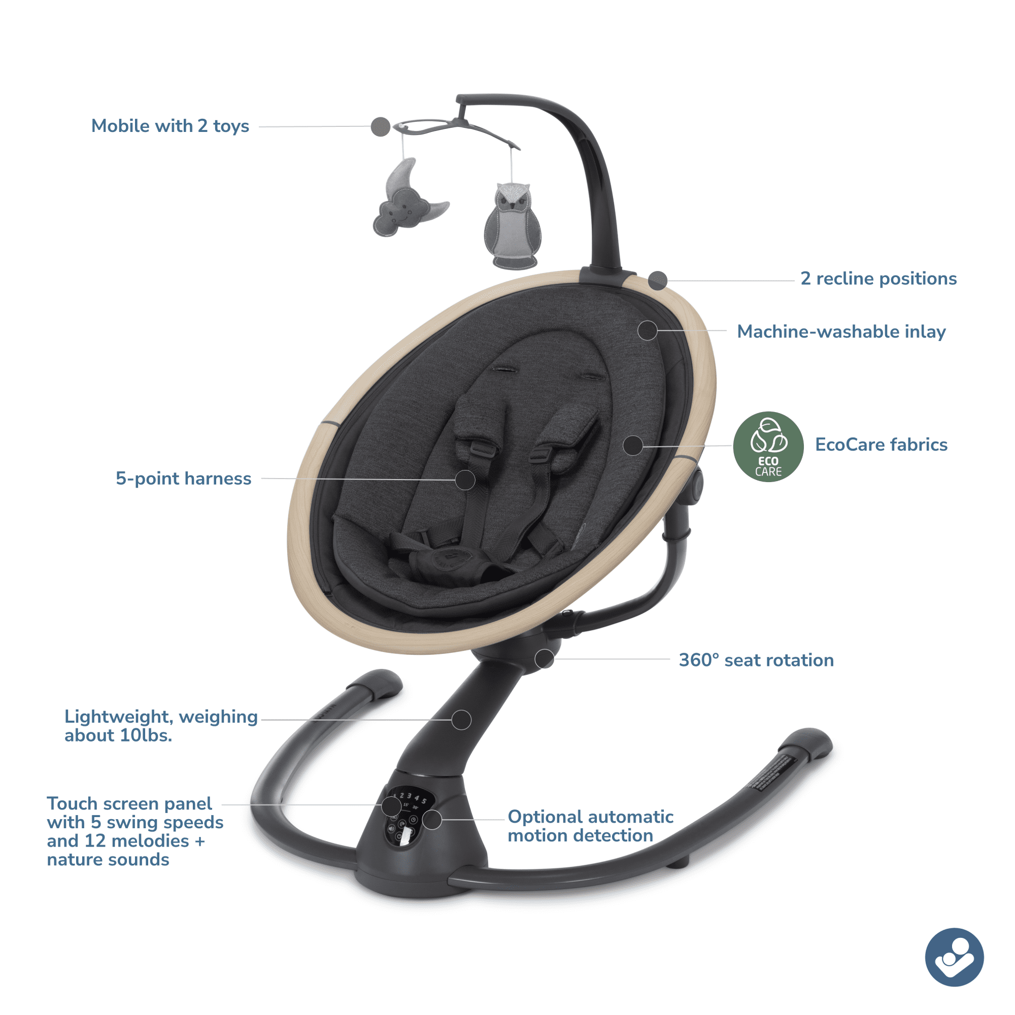 Maxi-Cosi Cassia Swing, Classic Graphite