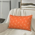 thumbnail image 5 of Rateoe Orange lightning Pattern Pillow Covers with Invisible Zipper(Pillows are not Included) Standard Pillowcases-14"x20", 5 of 6