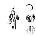 thumbnail image 6 of yotijay 6 Pieces Nurse Pen Set Party Favor Office Supplies Gift Retractable Ball Pen black, 6 of 9