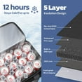 thumbnail image 6 of Maelstrom Soft Cooler Bag,Collapsible Soft Sided Cooler,24/30/60/75 Cans Beach Cooler, 6 of 21