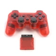 thumbnail image 2 of PS2 2.4 GHz Wireless OG Controller Pad - Clear Red (Hexir), 2 of 3