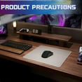 thumbnail image 7 of GJX Gaming Mousepad,7H Tempered Matte Glass Mousepad,Large Mouse Pad for Desk,Gaming Non-Slip Ultra-Smooth Surface Glass Mouse Pad,White,11.81"x10.24"x0.12", 7 of 7