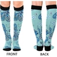 thumbnail image 2 of Coolnut Butterfly Compression Socks for Men & Women 1 Pack, Knee High Stockings for Running, Sport, Hiking & Travel, 2 of 6