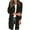 Black, variant on YUGYXL Womens Casual Blazers Jacket Elegant Long Sleeve Work Office Shawl Trendy Plus Size Lapel Business Suit Jacket Fall Loose Fit Long Cardigan Today Gray,XL
