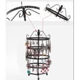 thumbnail image 3 of Soporte de Exhibición Salvador Organizador de Joyas de Metal Estante Giratorio para Aretes Negro, 3 of 7