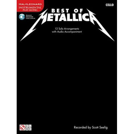 Play Along (Cherry Lane Music): Best of Metallica for Cello: 12 Solo Arrangements with Audio Accompaniment