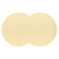 thumbnail image 2 of Flmtop 2PCS Silicone Table Mat Solid Color Table Placemat Raised Edge Spill-Proof Coasters Non-slip Heat-Resistant Dining Table Protection Pad Suitable for Dining Table Decorations, 2 of 10