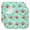 Pioneer Flower Floral-2, variant on Pioneer Flower Floral Print Pattern Kitchen Dish Drying Mat 1 Pack, Ultra Absorbent Microfiber Drainer Mat, 16"x18"