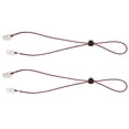 thumbnail image 1 of 2 pinzas ajustables para soporte de babero para adultos mayores, pinza flexible para servilletas, color rojo Rojo Colcomx Servilletero de comida, 1 of 7