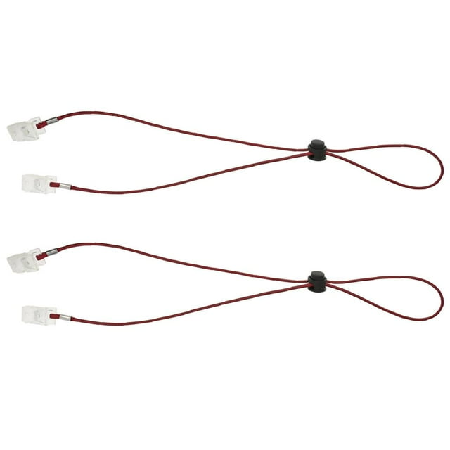 2 De Servilleta Landyard Adultos Babero Delantal Abrazadera Cuello Correa Titular Protección Toallas De Comida-azul / Púrpura / Negro / color / Rojo Macarena Servilletero de comida