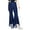 Navy, variant on Rachel Roy Womens Frayed Hem Flared Cropped Jeans, Blue, 25