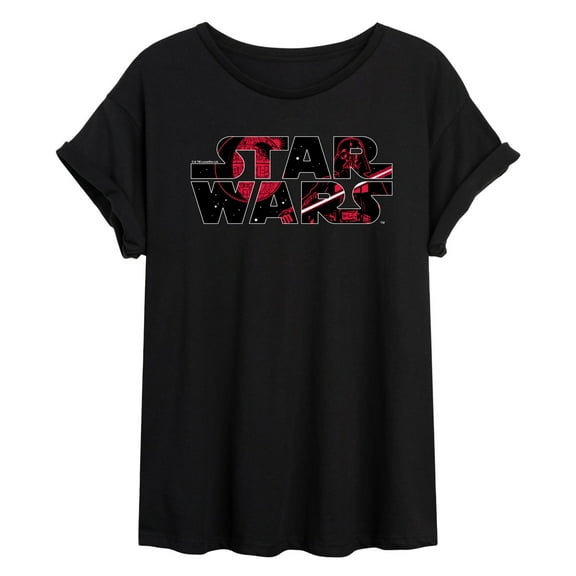 Star Wars - Logo Darth Vader - Women's Oversized Tee