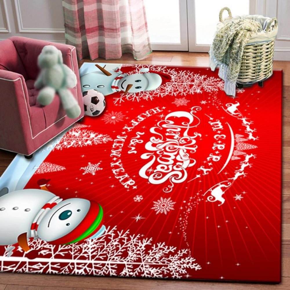 CLEARANCESweetCandy Christmas Carpet Christmas Decorative Rug for
