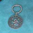 thumbnail image 2 of Rod Amulet Nordic Sacred Protection Key Chain Pagan Pendant Keychain Men Women Fashion Lightning Talisman Keyring Jewelry, 2 of 4